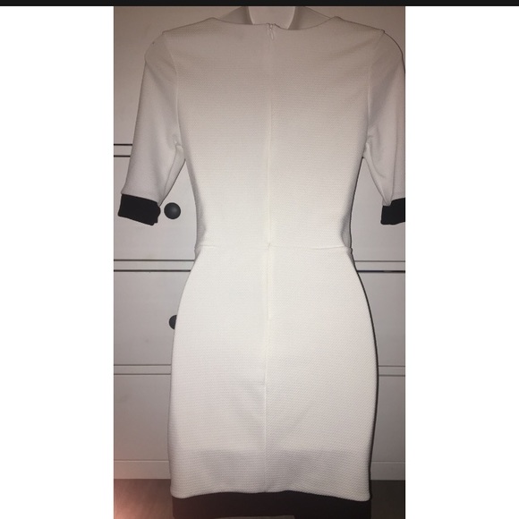 Asymmetrical White Dress - Picture 2 of 2